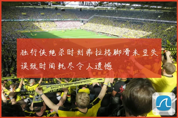 独行侠绝杀时刻弗拉格脚滑米豆失误致时间耗尽令人遗憾