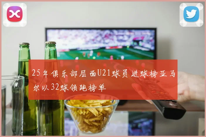 25年俱乐部层面U21球员进球榜亚马尔以32球领跑榜单